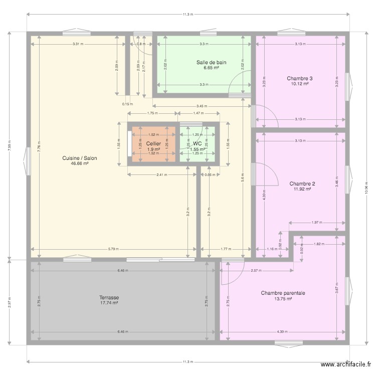 Modèle Internet . Plan de 0 pièce et 0 m2