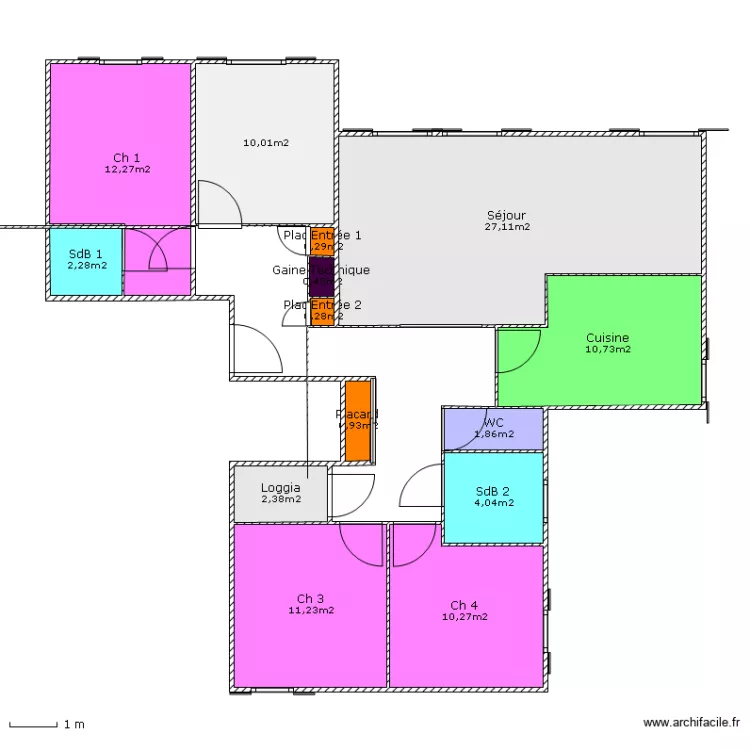 PlanMaisonMeylan_test. Plan de 