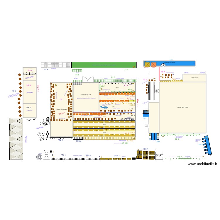 QSJ COLIN ENTREPOTS v3. Plan de 0 pièce et 0 m2