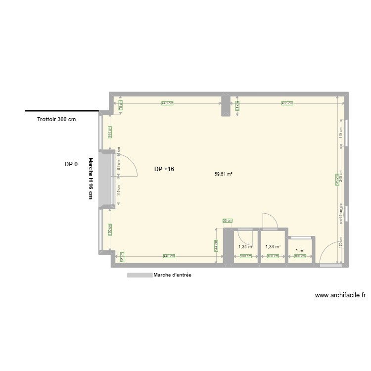BARBER SHOP DE LA GARE. Plan de 0 pièce et 0 m2