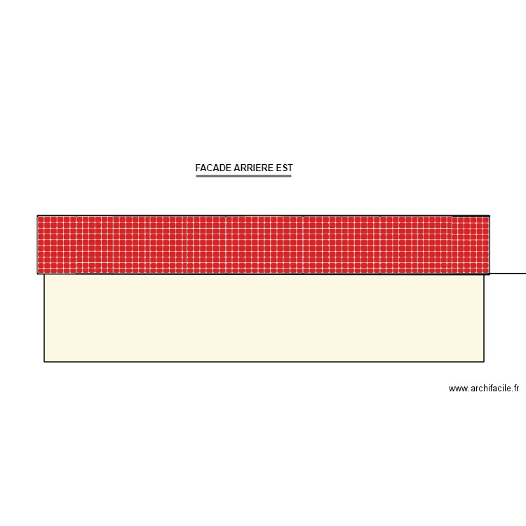 NOUVEAU VRY FACADE ARRIERE . Plan de 0 pièce et 0 m2