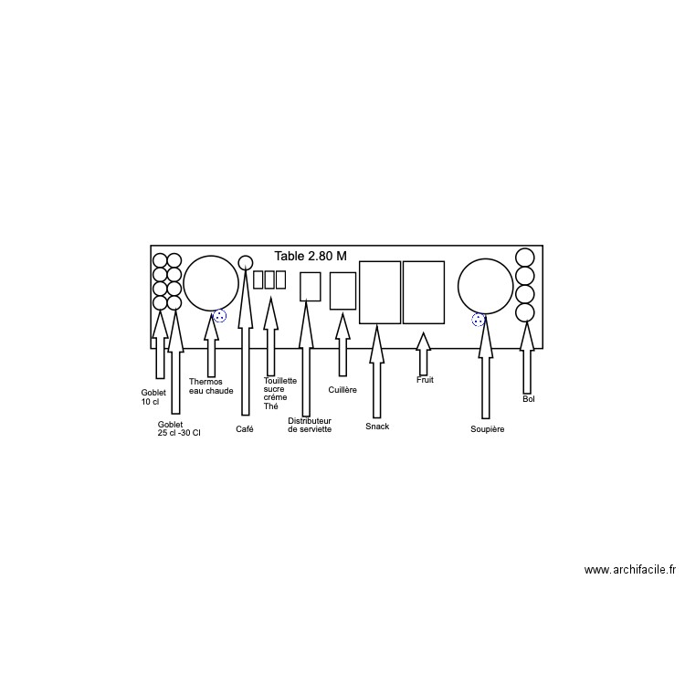 Ligne de service Snack. Plan de 0 pièce et 0 m2