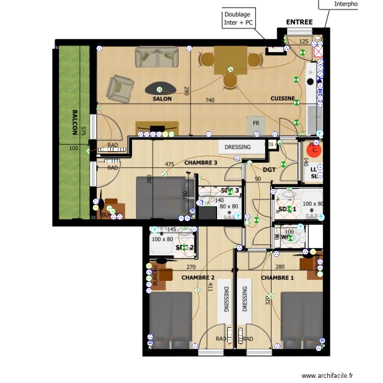 roquemaurel. Plan de 0 pièce et 0 m2