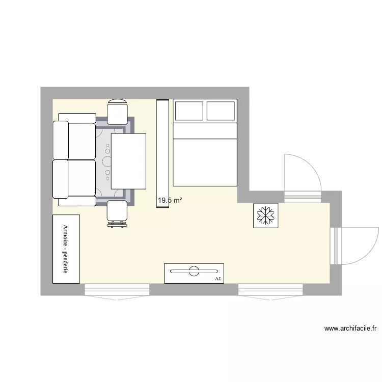 Plan – Studio 850 – Par bastosmtz ️ | ArchiFacile