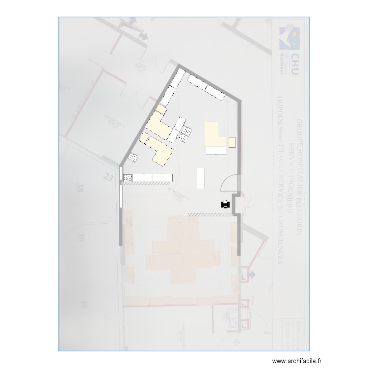 bureau AMA 10eme 1. Plan de 0 pièce et 0 m2