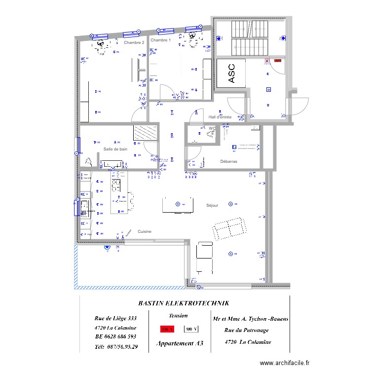 A Tychon 3a. Plan de 0 pièce et 0 m2