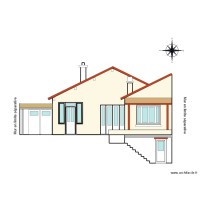 Plan de facade avant projet