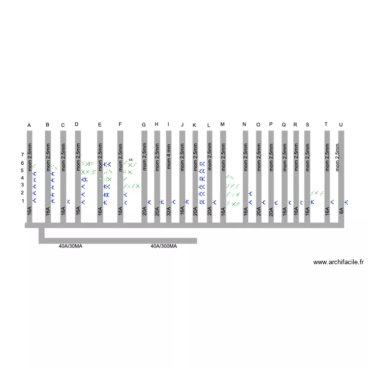Unifilaire Vincent. Plan de 