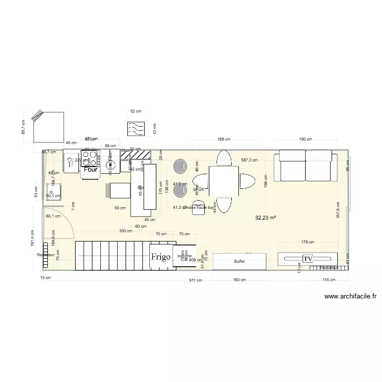 cuisine pere soulas. Plan de 