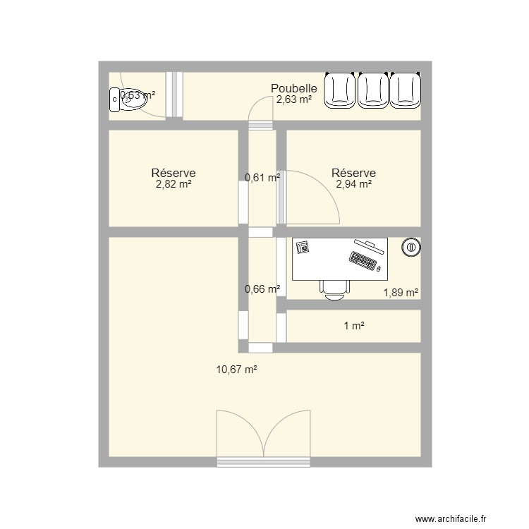 Sinatek Plan. Plan de 9 pièces et 24 m2