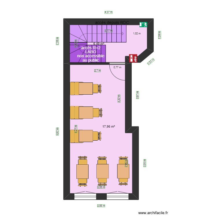 BOQUITA ETAGE AVANT TRAVAUX. Plan de 0 pièce et 0 m2 BOQUITA ETAGE AVANT TRAVAUX. Plan de 0 pièce et 0 m2
