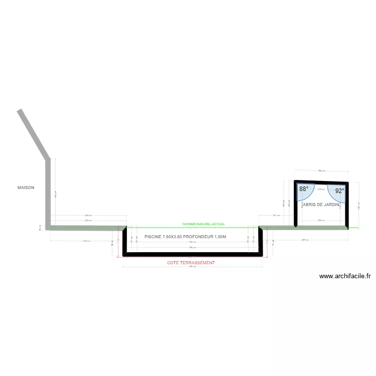 HAVET BEINHEIM. Plan de 