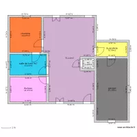 Maison en bois sans meubles100m2