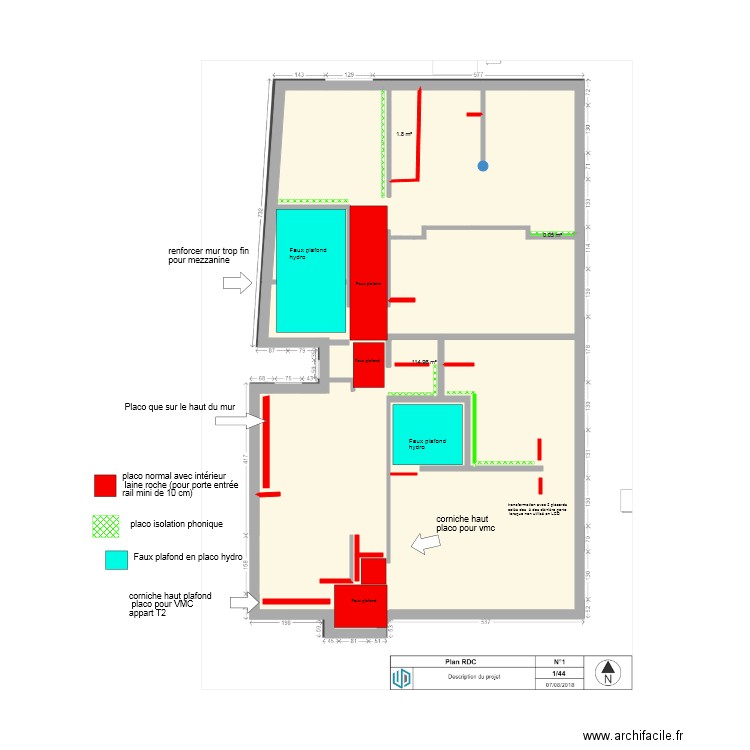 Colbert PLACO. Plan de 0 pièce et 0 m2