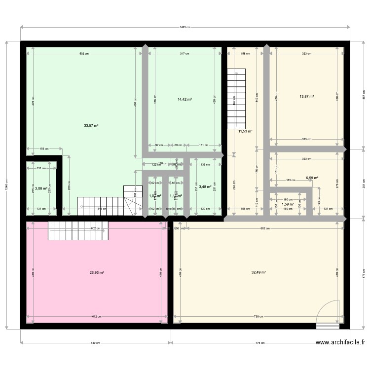 Frébouges 3. Plan de 0 pièce et 0 m2