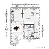 miraille 2) etage cote cour renove 2° VERS  3 AVEC MEUBLE FORM T2  NOEL bis c