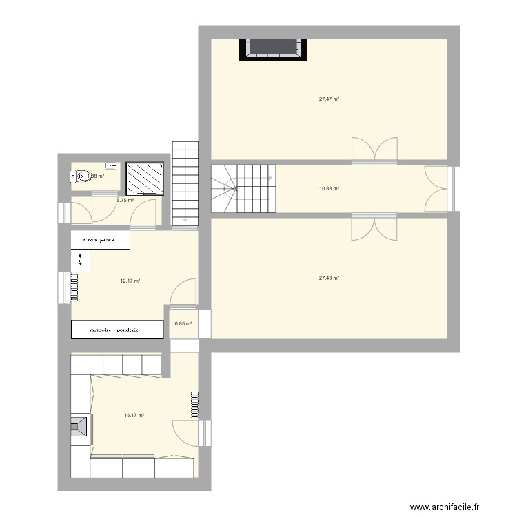 Beuzeville RDC Original. Plan de 0 pièce et 0 m2