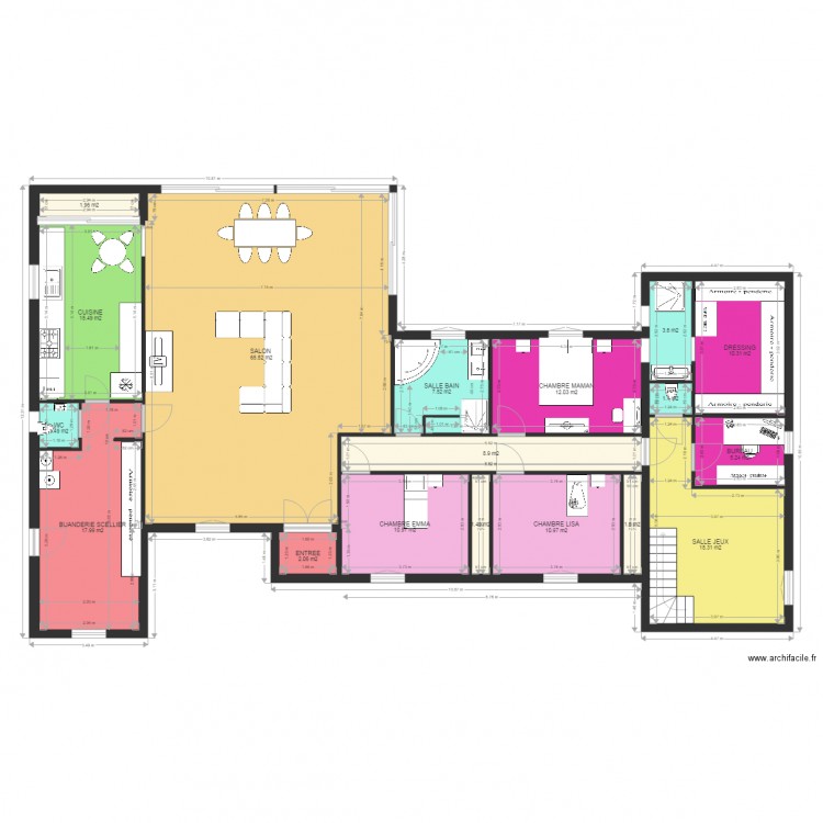 MAISON ROCBARON V3. Plan de 0 pièce et 0 m2