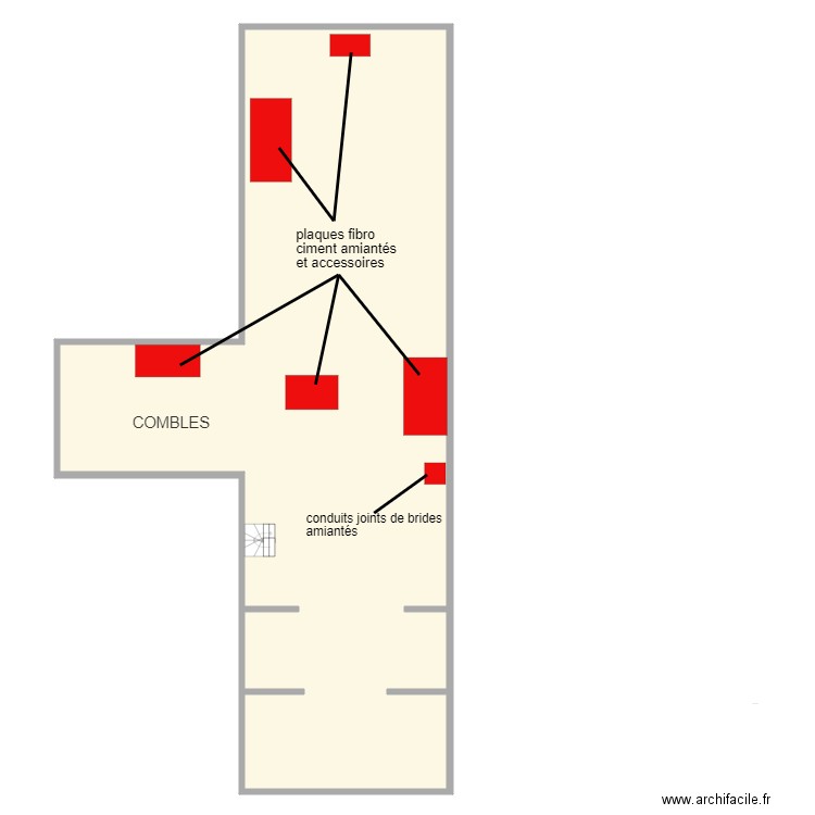 moulin combles. Plan de 0 pièce et 0 m2