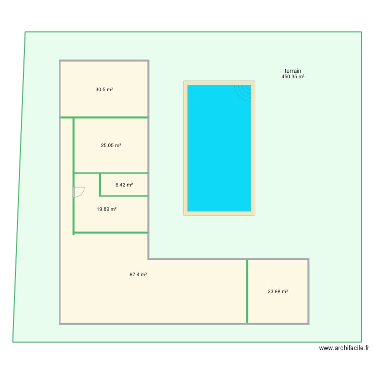 4 chambres  modifier 2. Plan de 0 pièce et 0 m2