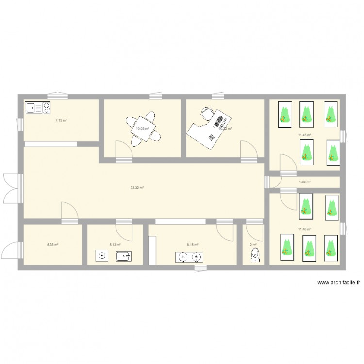 Micro crèche new. Plan de 0 pièce et 0 m2