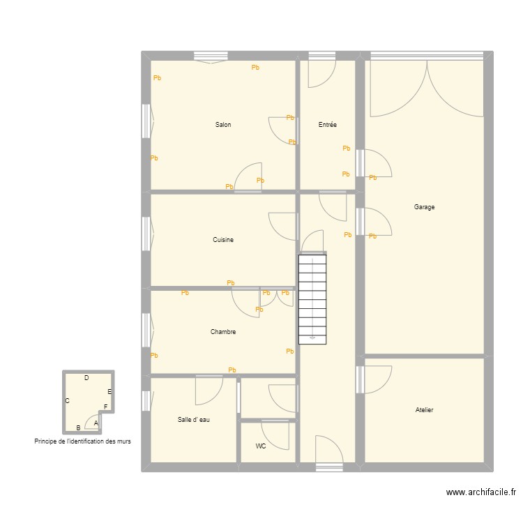 Croquis CHRISTOPHE Rch . Plan de 0 pièce et 0 m2