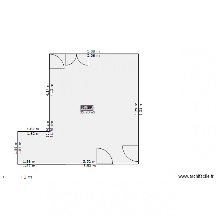 GITE definitif. Plan de 0 pièce et 0 m2