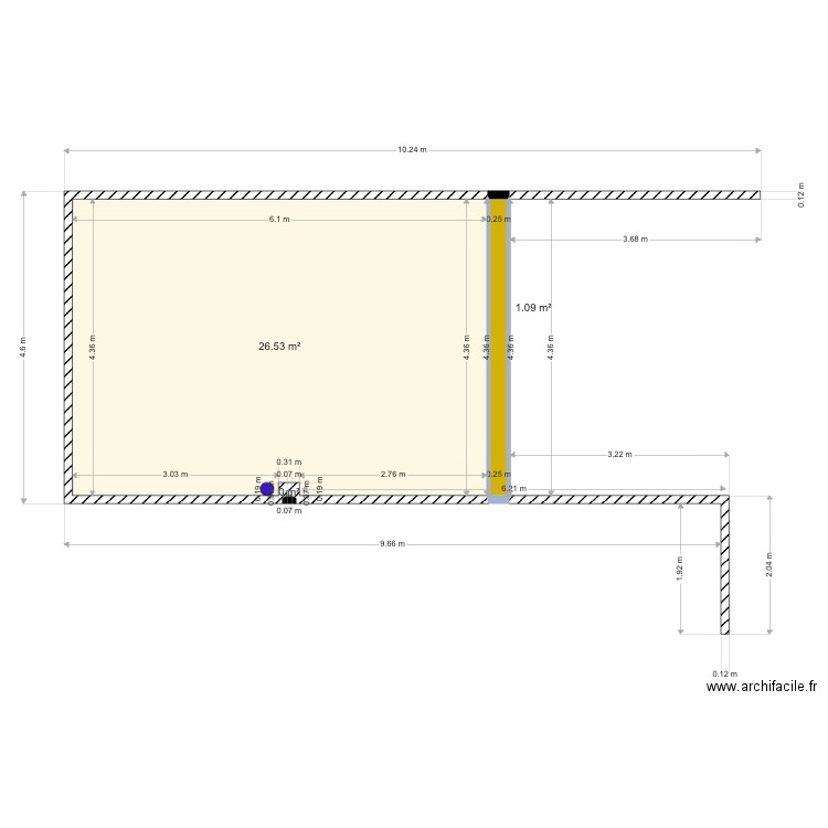 plan terrasse chateau royal zone iroué. Plan de 0 pièce et 0 m2