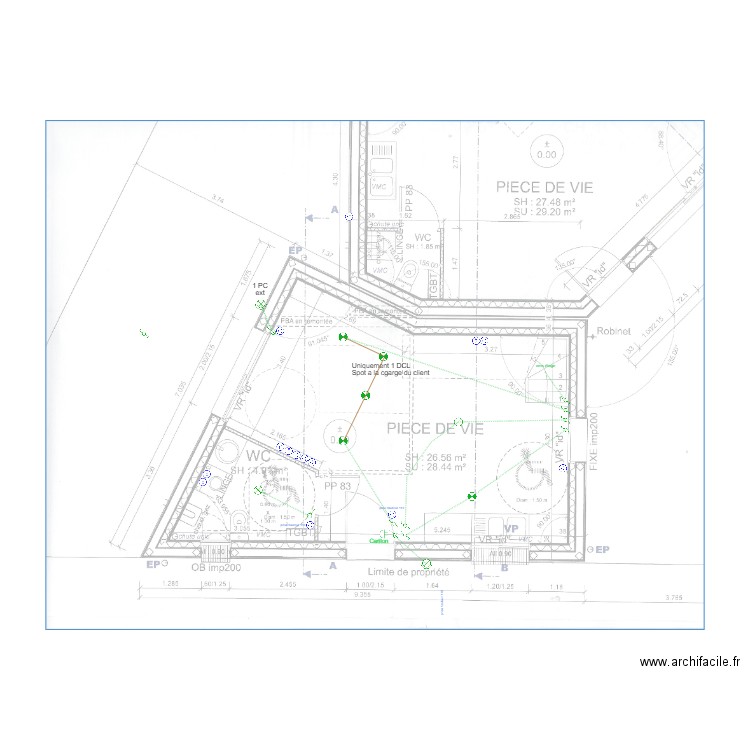 Boissavy 2RDC. Plan de 0 pièce et 0 m2