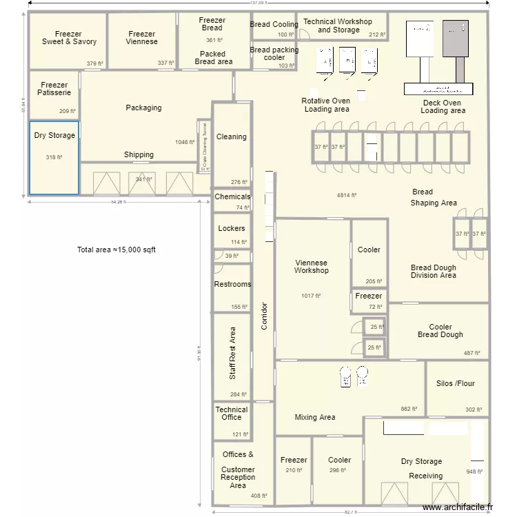 Fresh Baguette NG. Plan de 