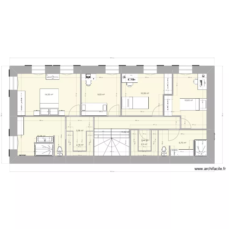 MAISON CLION &eacute;. Plan de 