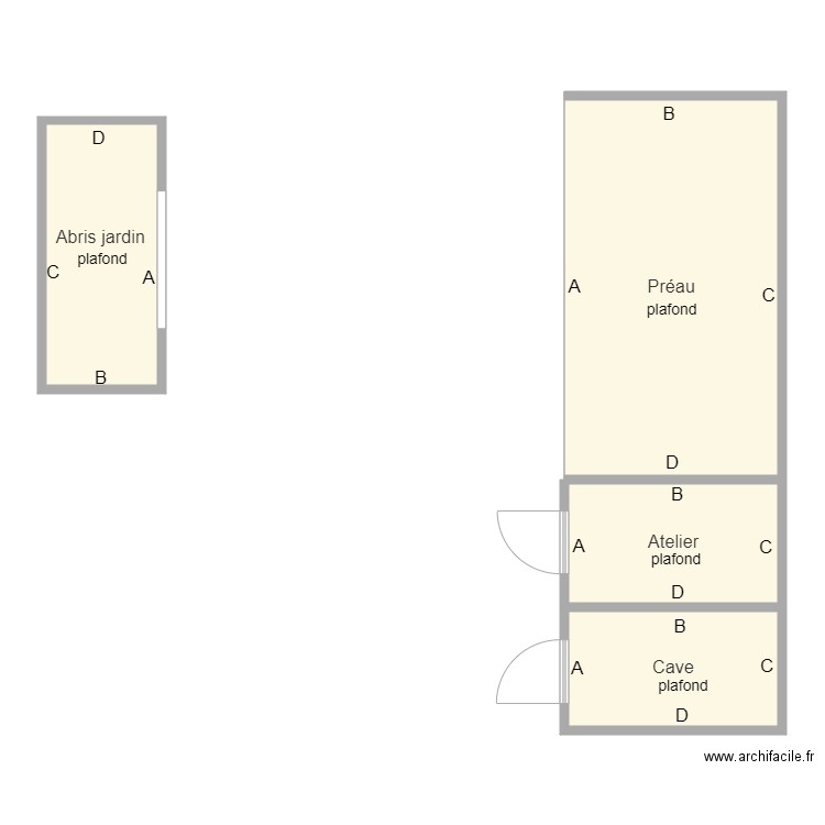 appart1 dependances. Plan de 0 pièce et 0 m2