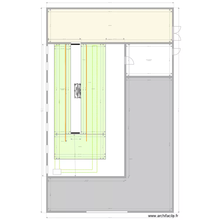 POULAILLER. Plan de POULAILLER. Plan de