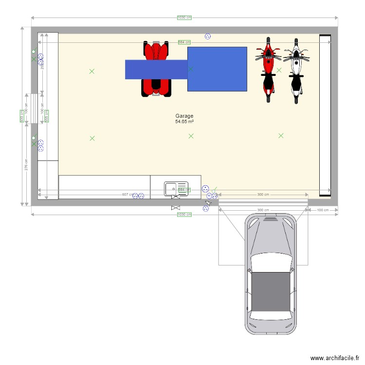 Garage OK. Plan de 0 pièce et 0 m2