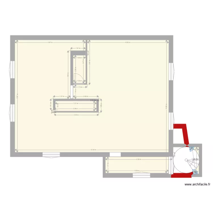 2&egrave;me &eacute;tage Maison. Plan de 