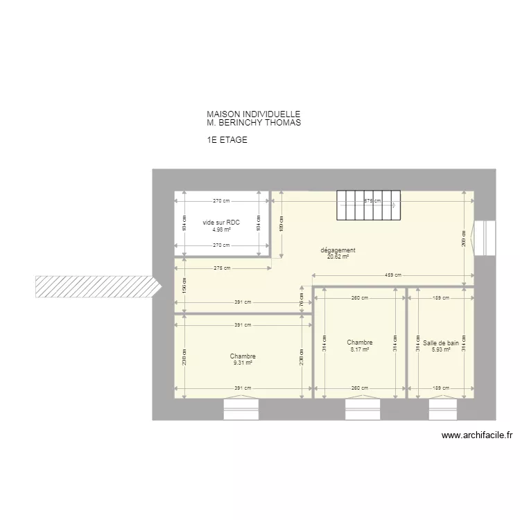 BERINCHY. Plan de 