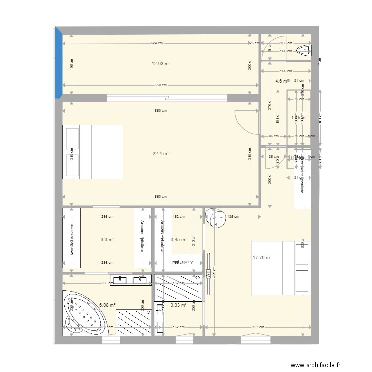 sonim2 etage 2 projet5. Plan de 0 pièce et 0 m2