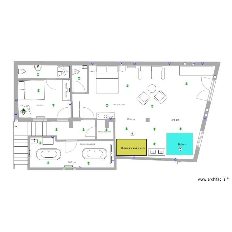 Mezzanine Vichy-version 2204-elect. Plan de 0 pièce et 0 m2