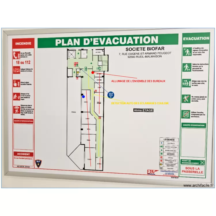 R+4 BIOFAR / INSIDE. Plan de 