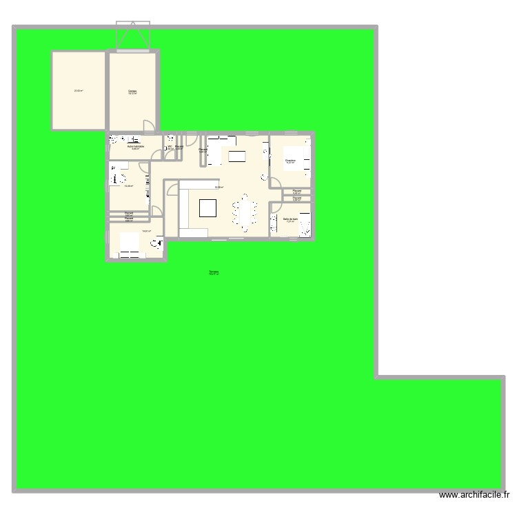 Maison. Plan de 0 pièce et 0 m2