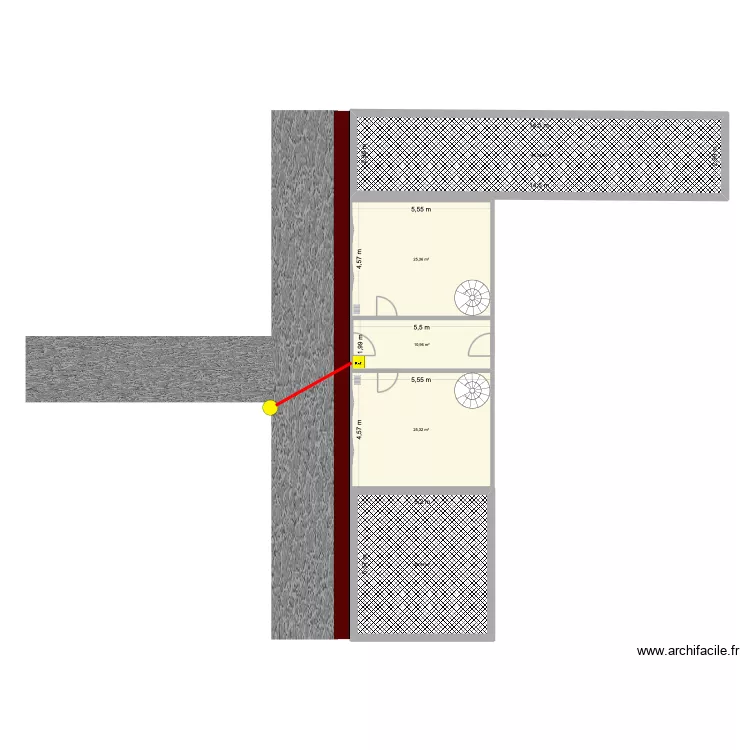 Anathom. Plan de 5  et 134 m²