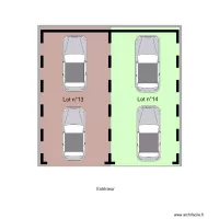 Ext&eacute;rieur parking SCIONZIER
