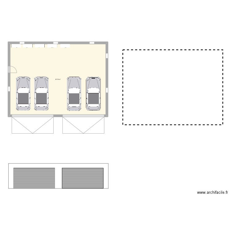 Garage 4. Plan de 0 pièce et 0 m2