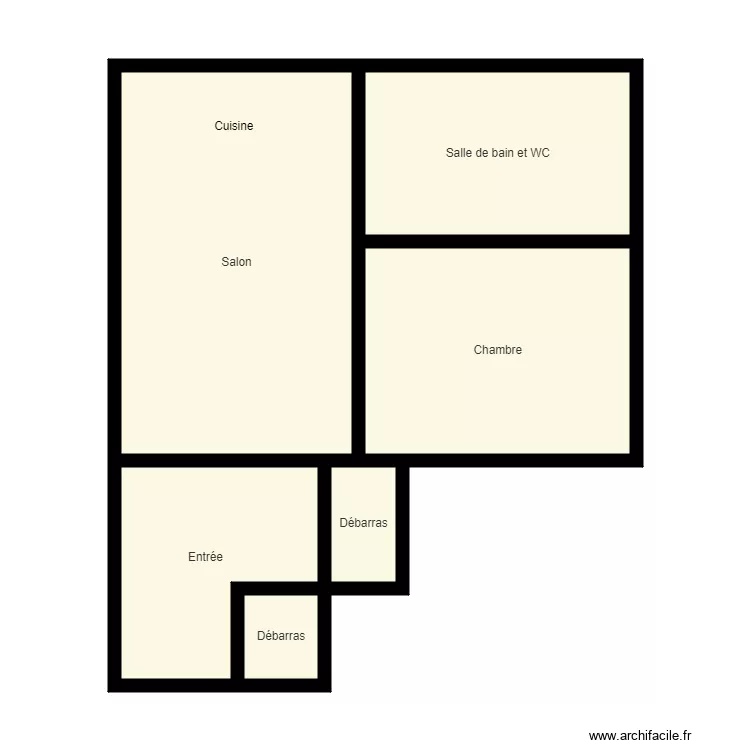 Appartement  Rdch HUSS. Plan de 