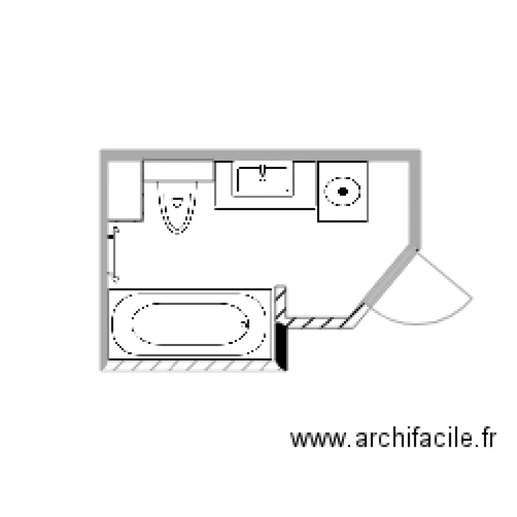 salle de bain meldener 1. Plan de 0 pièce et 0 m2