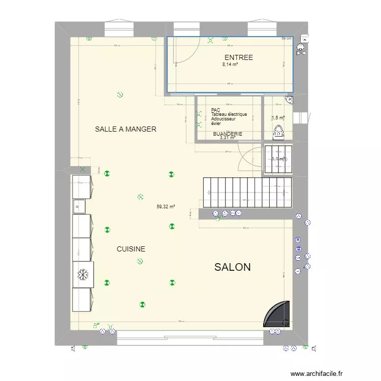 Pecherie RDC. Plan de 