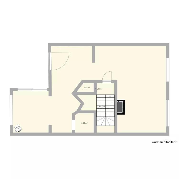 1 er étage . Plan de 1 er étage . Plan de