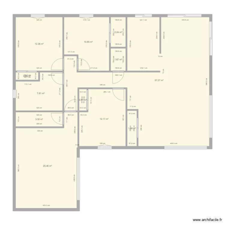 maison chazelles sur lyon. Plan de 