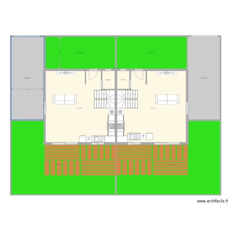 PROJET INVEST. Plan de 0 pièce et 0 m2