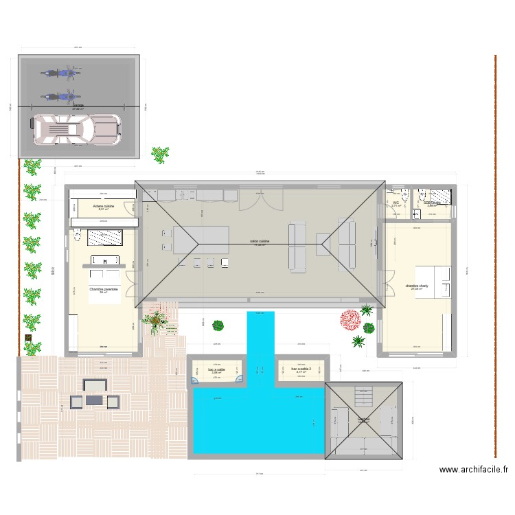 koh phanga house. Plan de 10 pièces et 193 m2